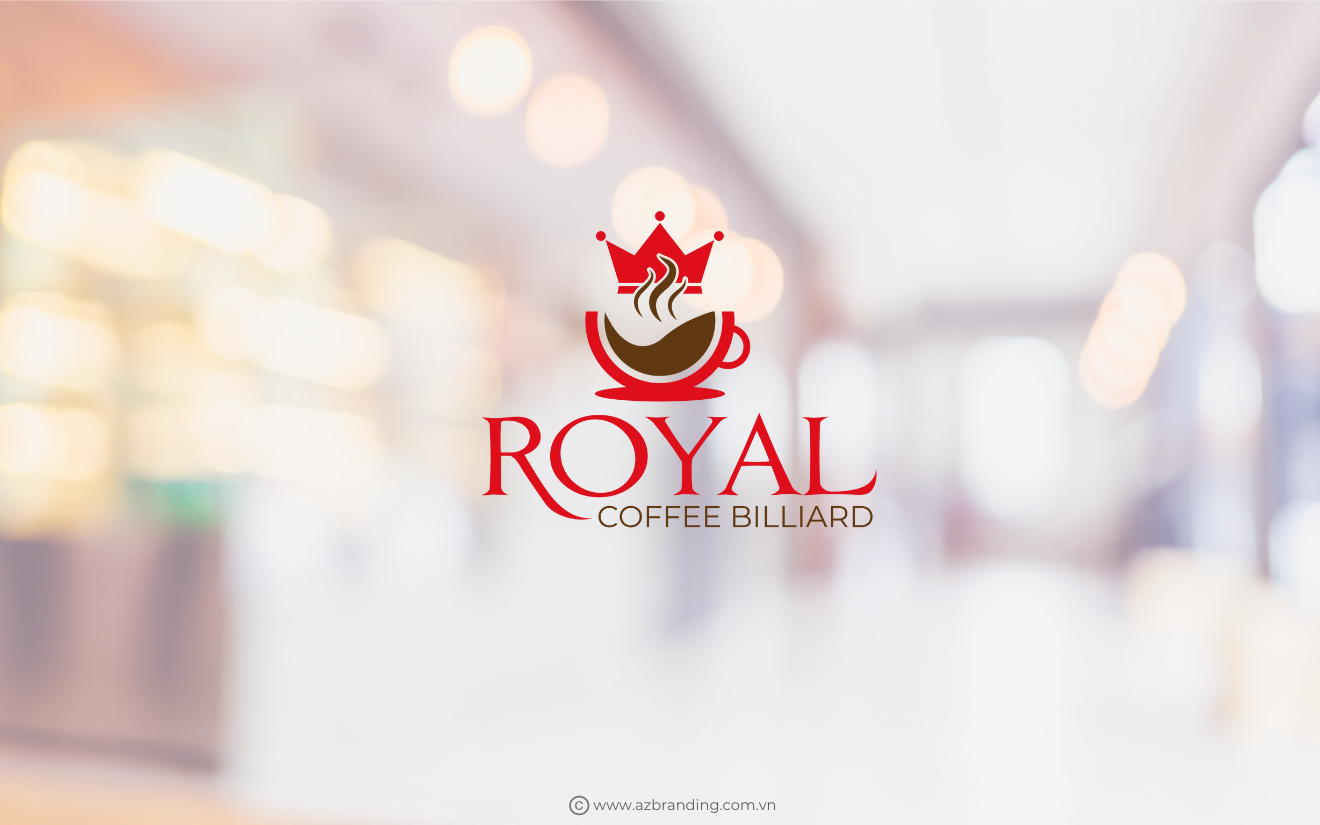 Thiết kế logo Royal Coffee Billiard