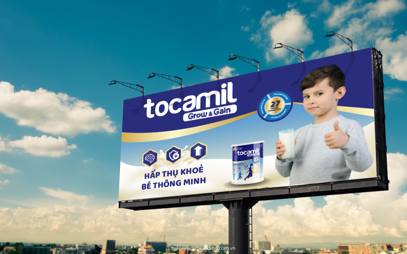 Thiết kế bộ nhận diện thương hiệu sữa Tocamil