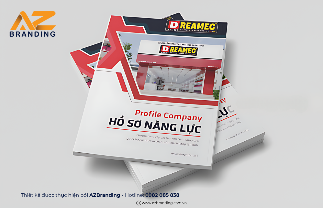 Thiết kế hồ sơ năng lực sơn Dreamec