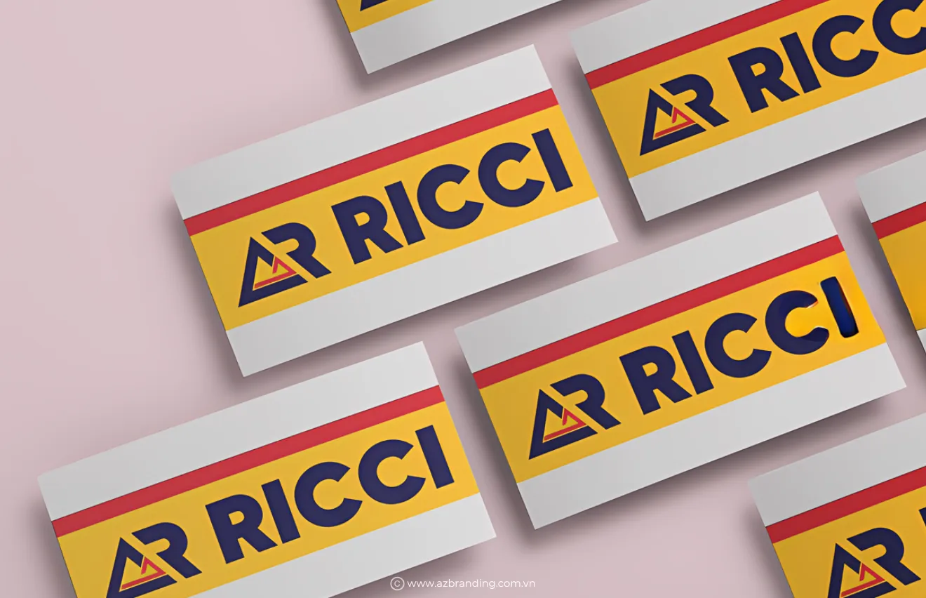 Thiết kế logo sơn Ricci