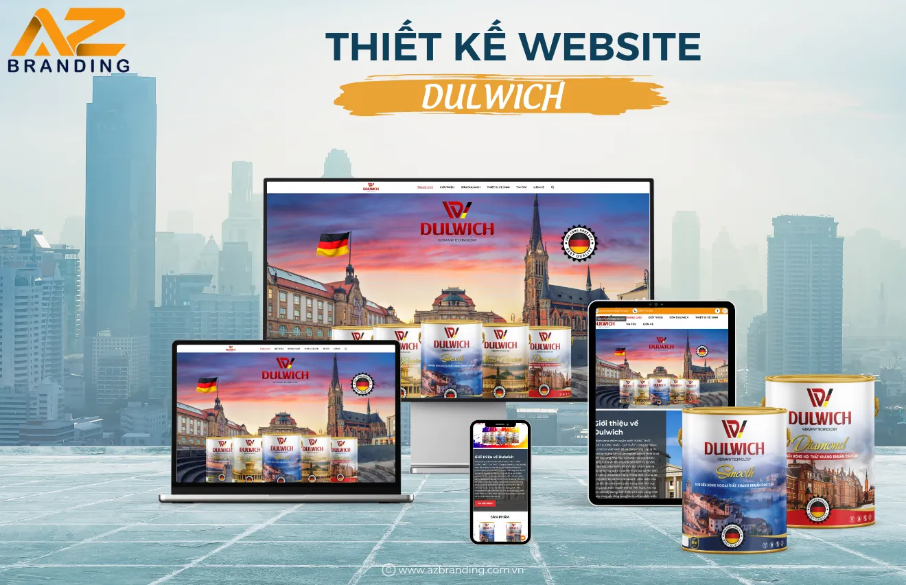 Thiết kế website sơn Dulwich