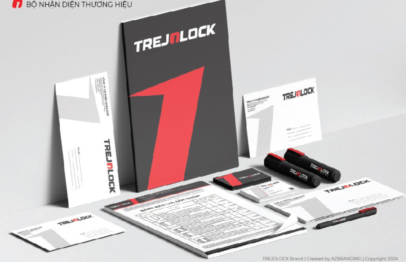 Thiết kế bộ nhận diện thương hiệu khóa Trejolock