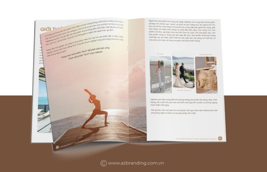 AZBranding thiết kế catalogue Vietstar