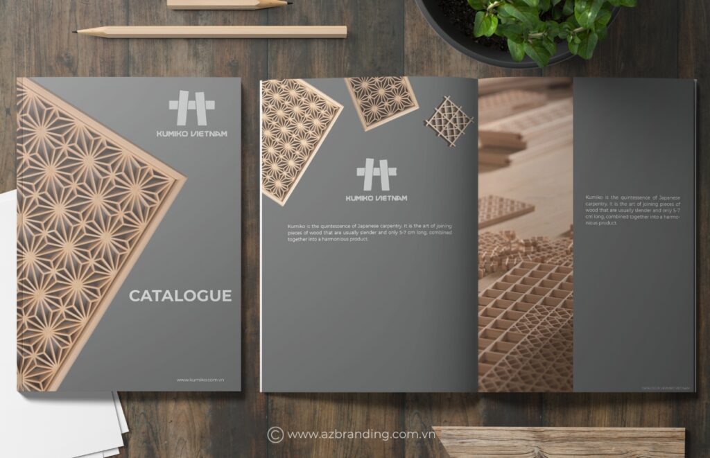 AZBranding thiết kế Catalogue Kumiko