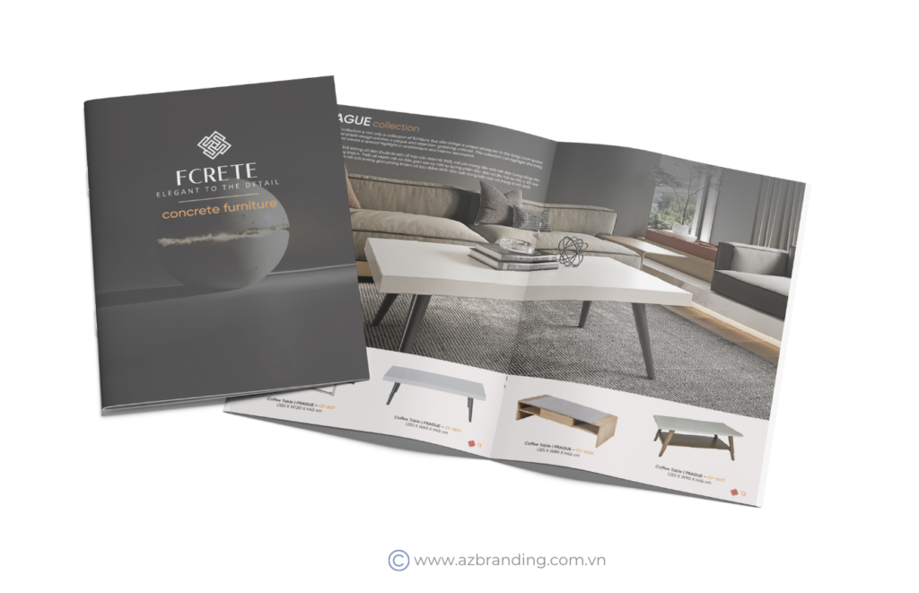 AZBranding thiết kế Catalogue Fcrete