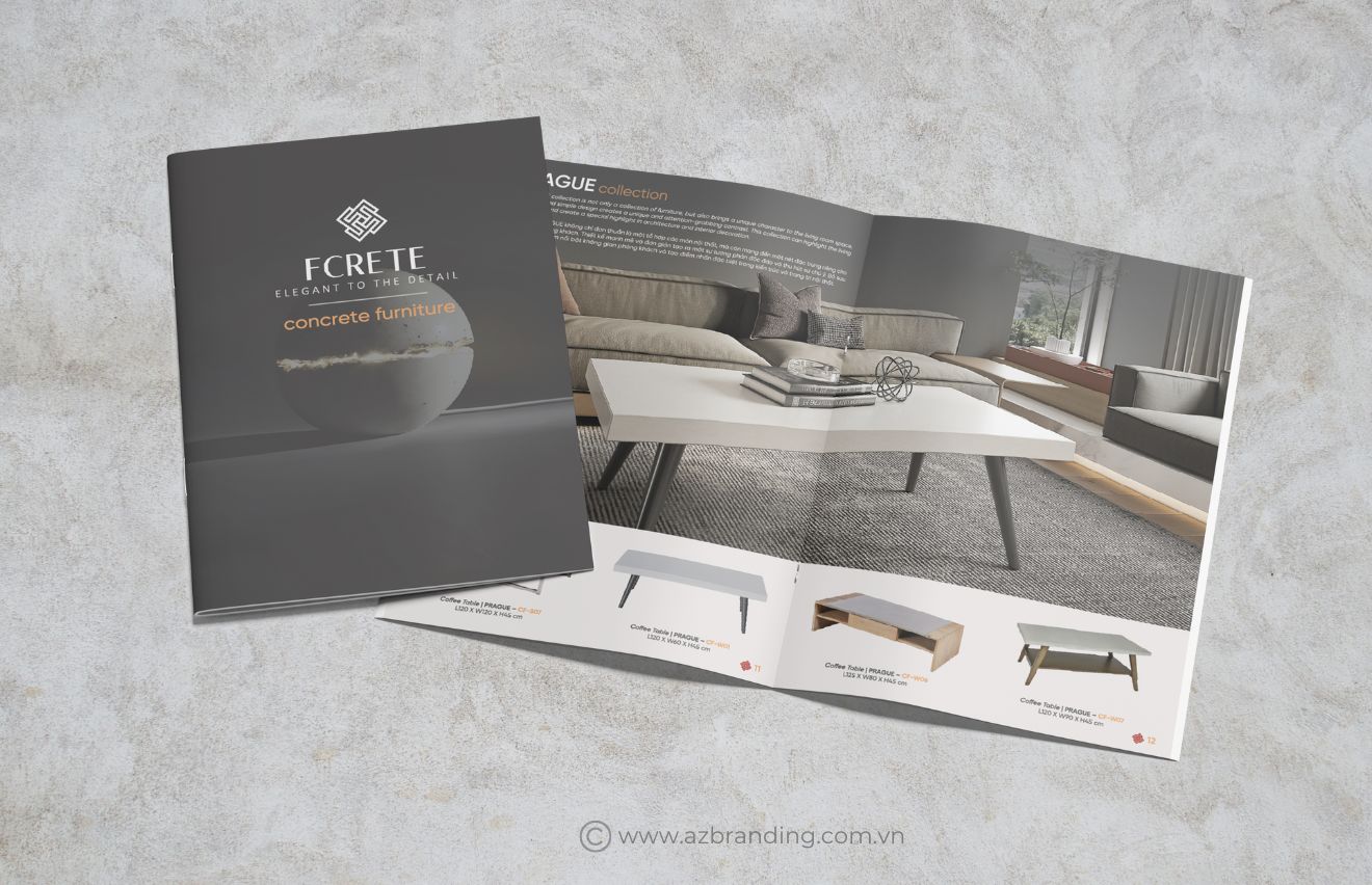 AZBranding thiết kế Catalogue Fcrete