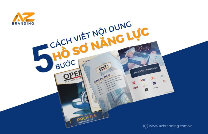 Cách Viết Nội Dung Hồ Sơ Năng Lực Chuẩn 5 Bước - Đảm Bảo Thành Công