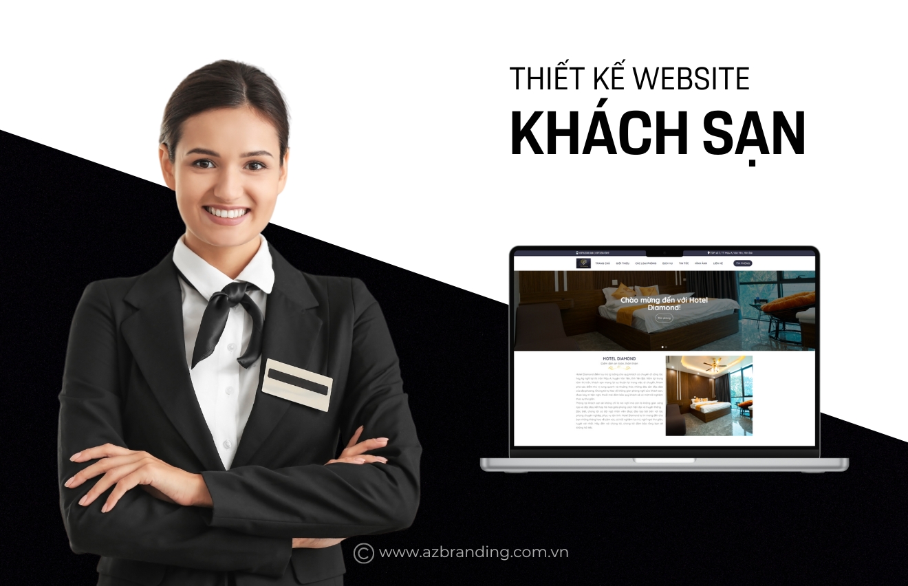 Thiết kế website khách sạn Hotel Diamond