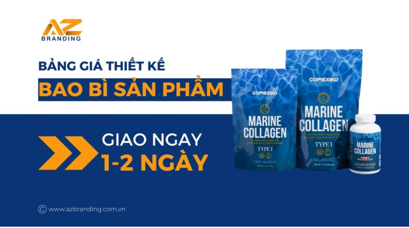 Bảng giá thiết kế bao bì sản phẩm