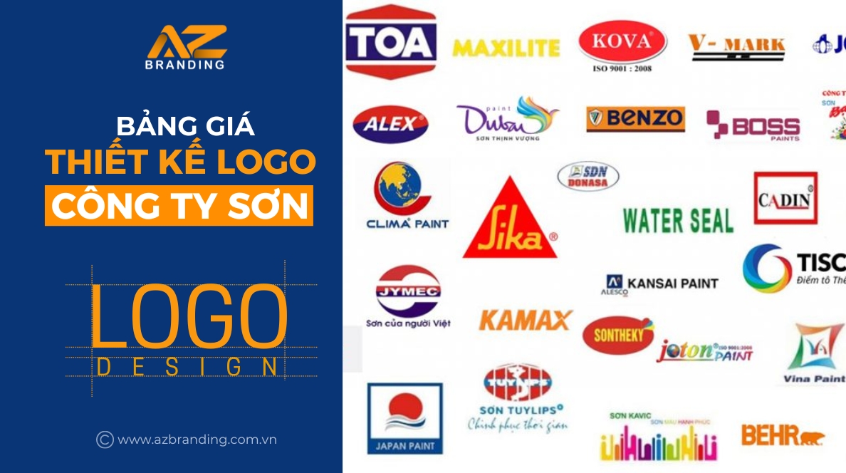 Azbranding Bang Gia Thiet Ke Logo Cong Ty Son