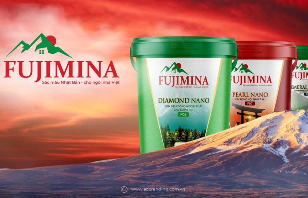 Dự án thiết kế nhận diện thương hiệu sơn Fujimina