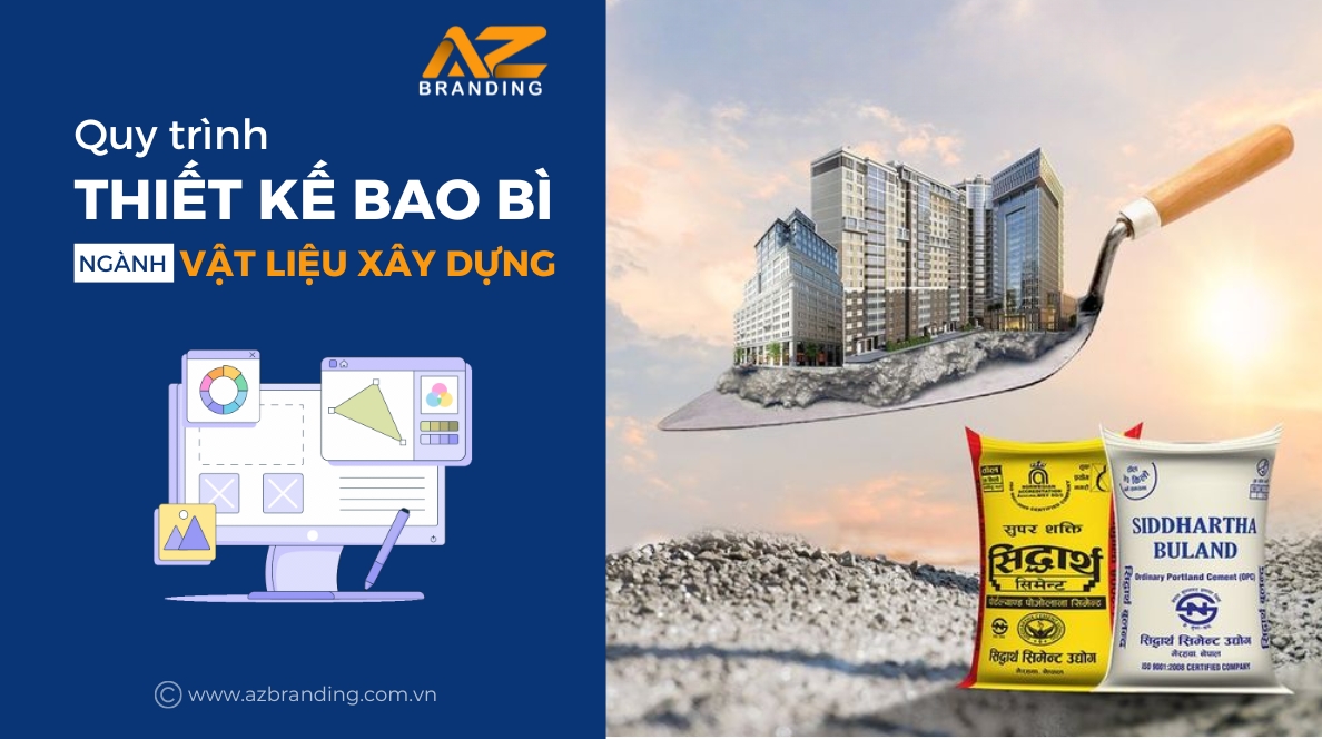 Thiết kế bao bì ngành xây dựng tại AZBranding