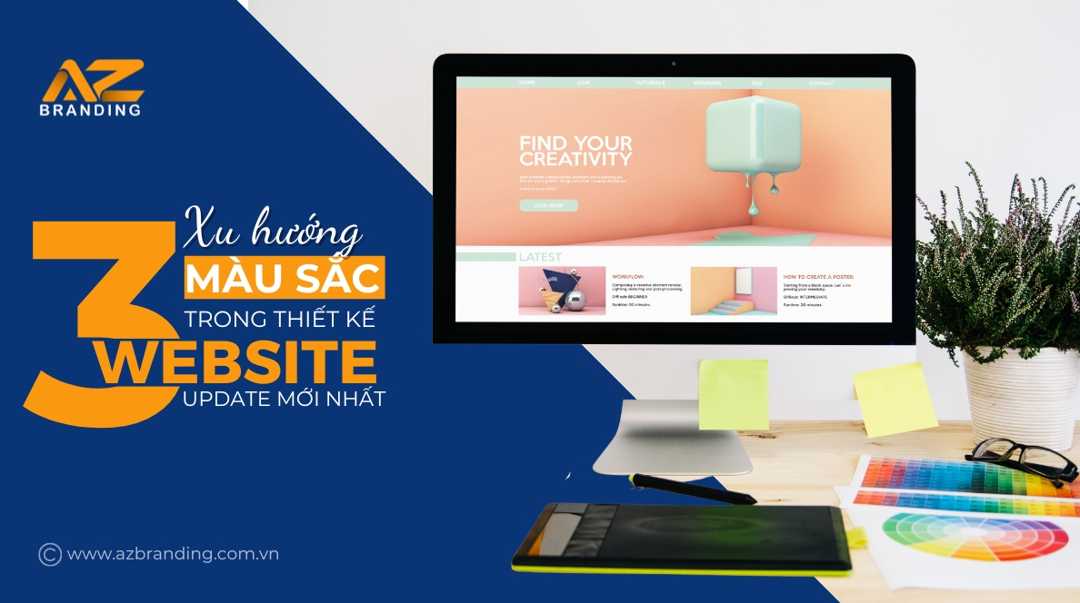 Azbranding Top 3 Xu Huong Mau Sac Trong Thiet Ke Website 2