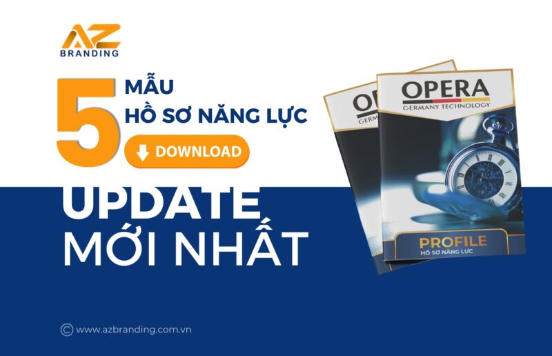 Tổng Hợp 5 Mẫu Hồ Sơ Năng Lực Mới Nhất 2024