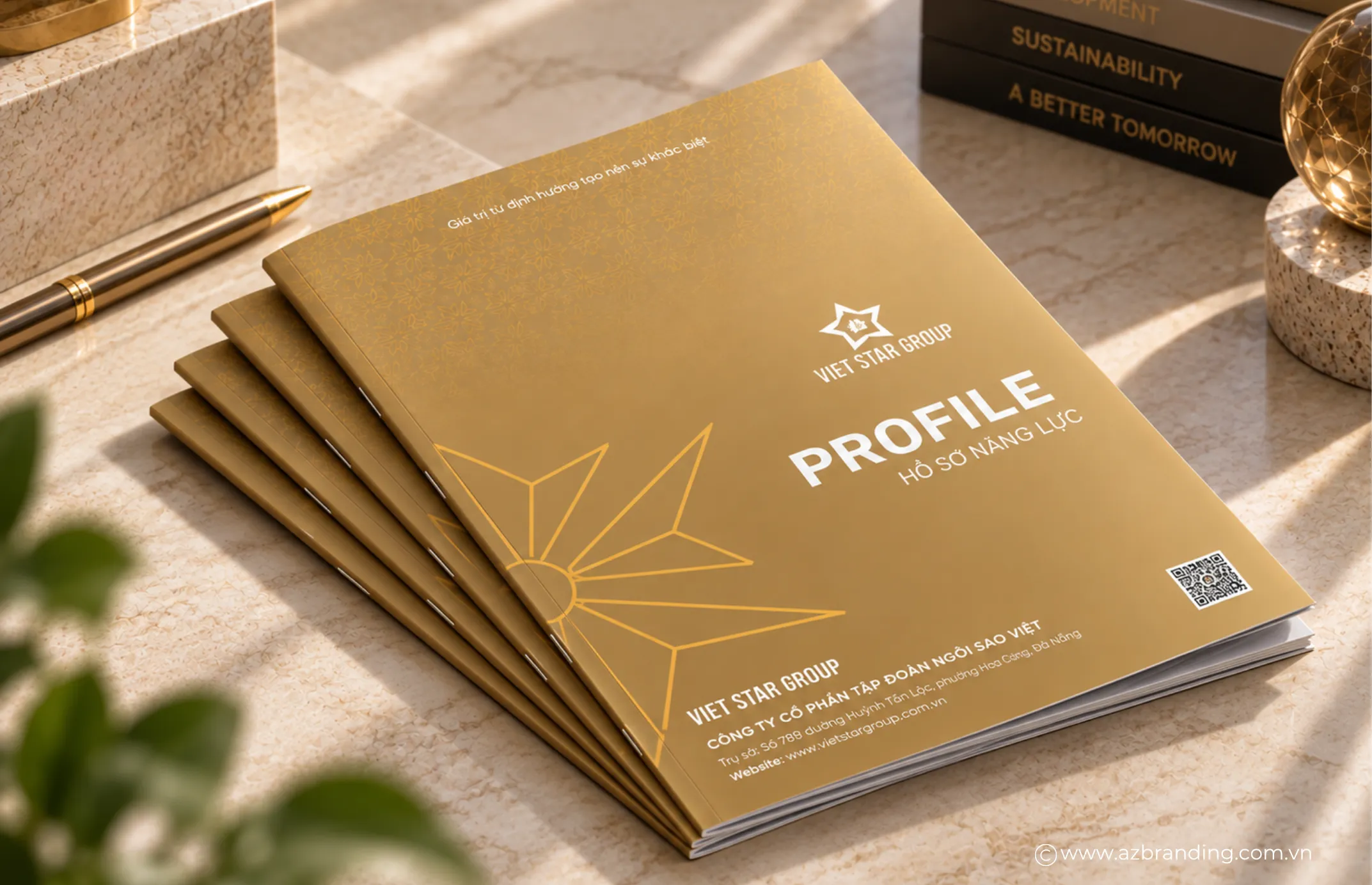 Thiết kế profile Viet Star Group